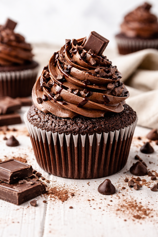 Butter Street Bakery chocolate cupcake