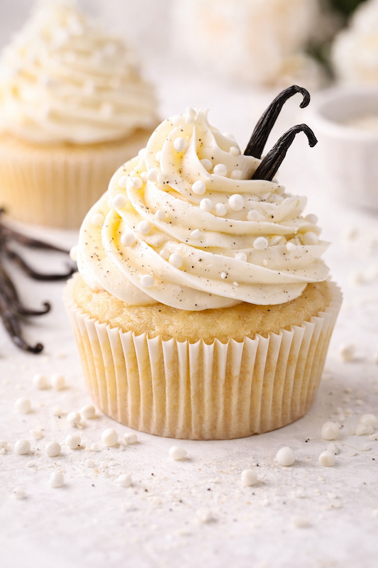 Butter Street Bakery vanilla cupcake